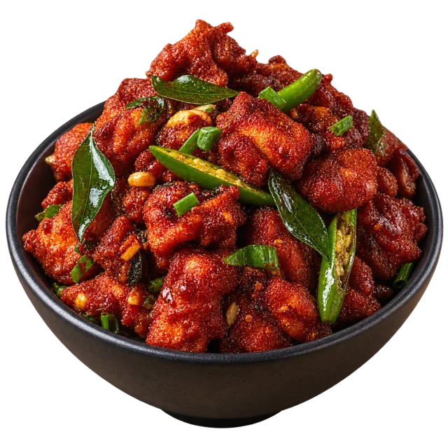 Hyderabadi Chicken 65 (Wet)