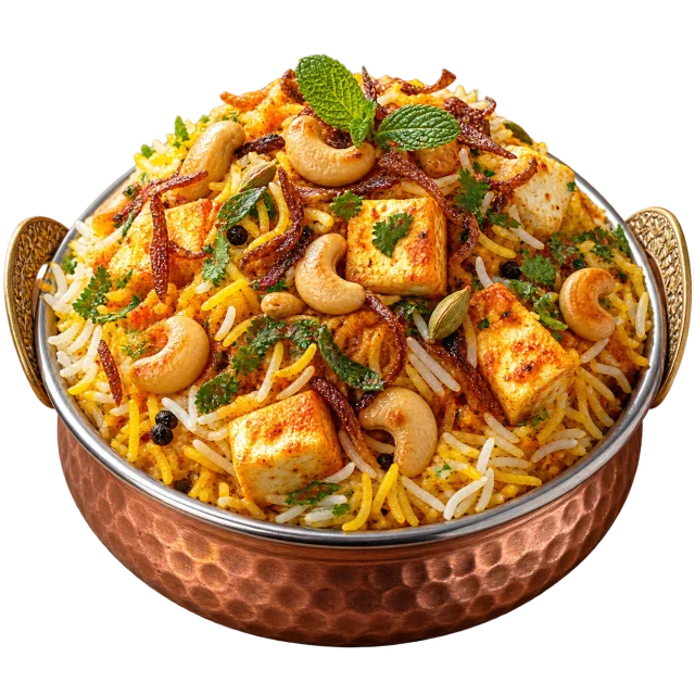 Kaju Paneer Biryani